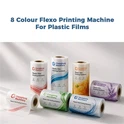 8 renkli flekso baskı makinesi plastik filmlere baskı yapabilir mi?