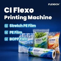 PE film flekso baskı makinesi, streç PE filme baskı yapabilir mi?